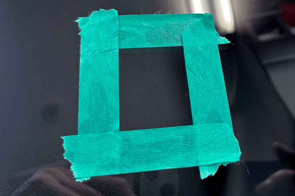 飛び石傷の修理した画像