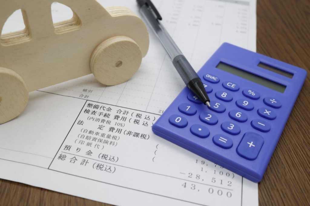 軽自動車の車検費用の内訳