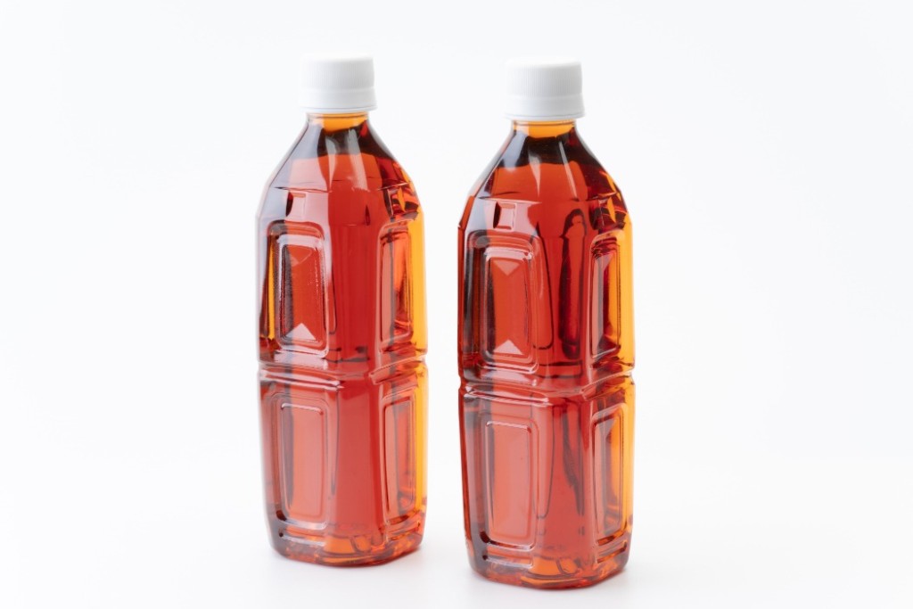 家にあるもので油膜取り、ウーロン茶