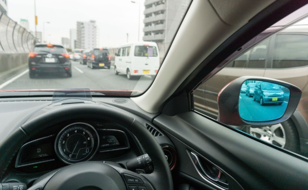 純正ブルーミラー