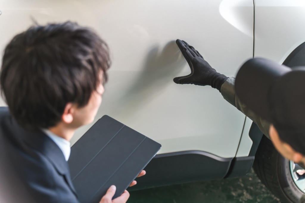 リース車 傷 どの程度